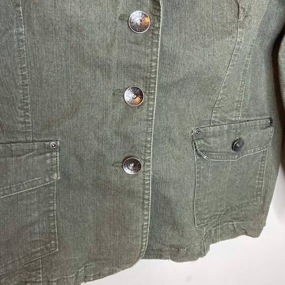 ENCORE Army Green Blazer - Picture 4 of 9